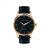 Tyche-Watches-Yellow-Gold-Black-Dial-40mm-Front